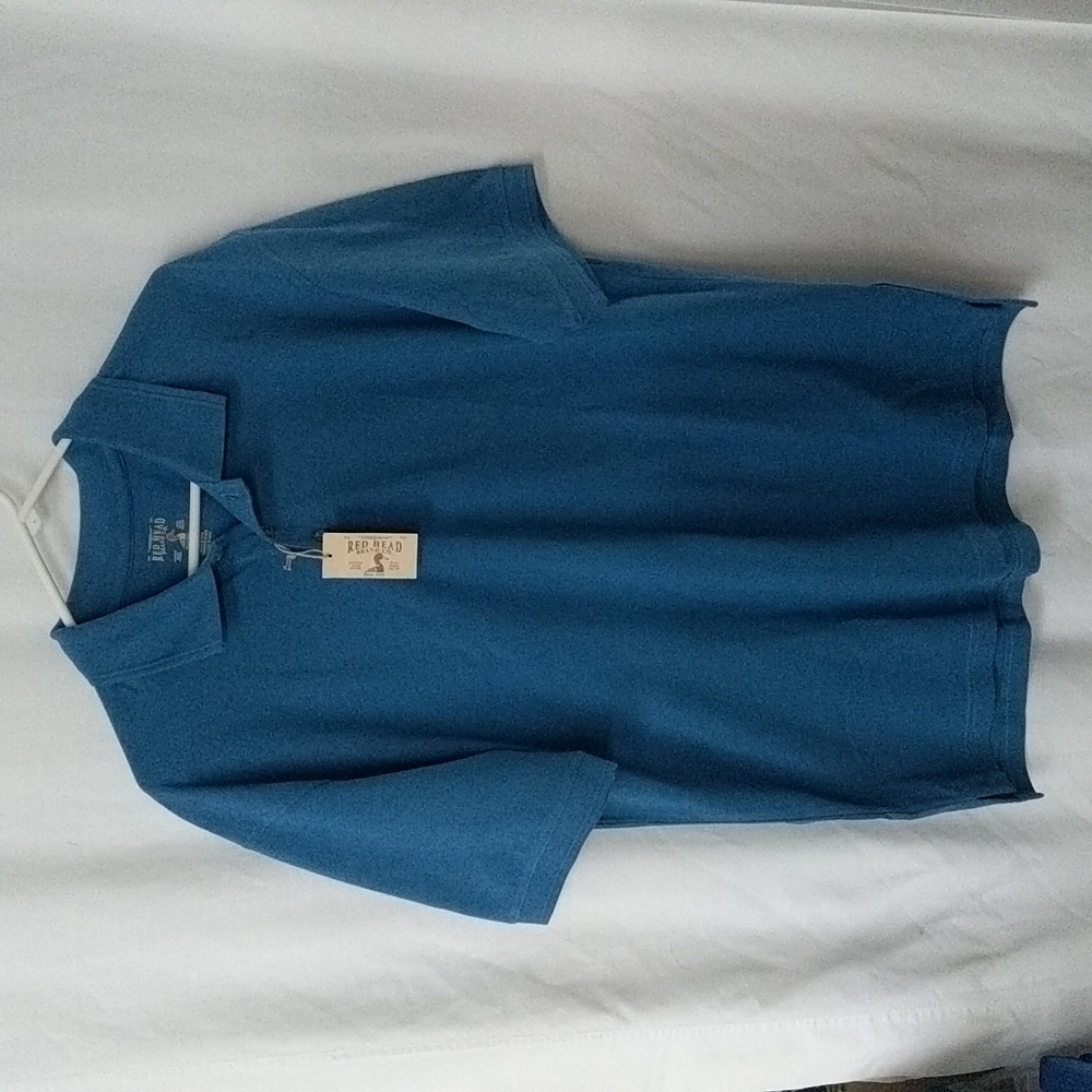 *New* men's size large Red Head polo shirt